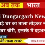 Sri Dungargarh News: दिनदहाड़े घर का ताला तोड़कर नकदी-जेवर चोरी, इलाके में दहशत