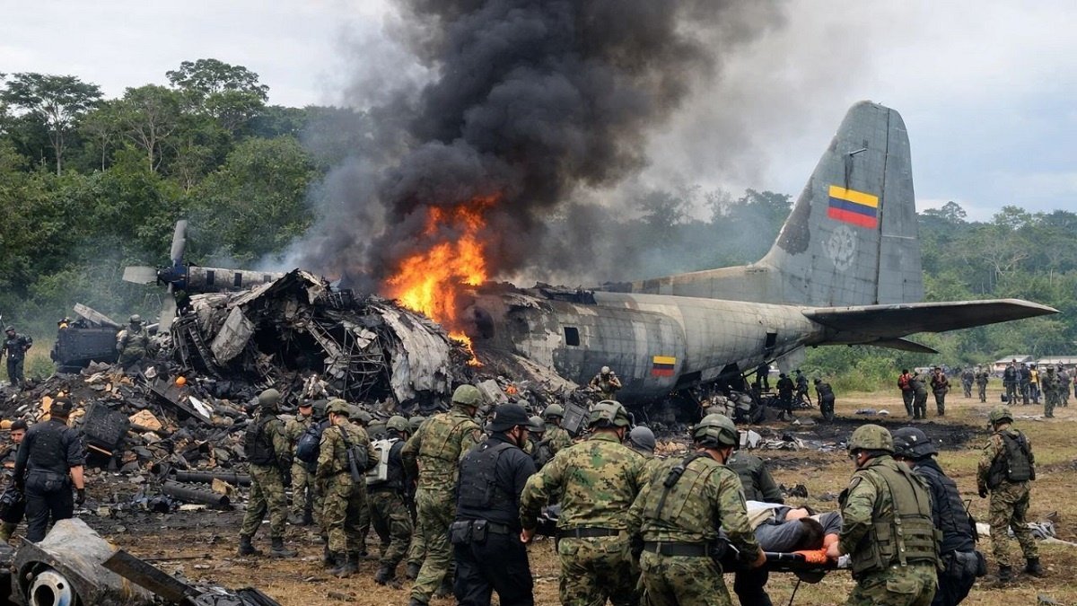 बड़ी खबर: वायुसेना का विमान क्रैश, 66 की मौत, कई घायल